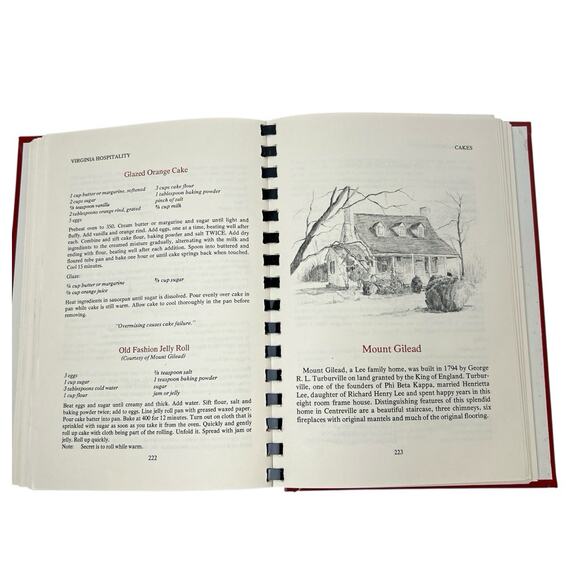 Cookbook Virginia Hospitality The Junior League Of Hampton Roads Recipes Meals - Picture 9 of 14